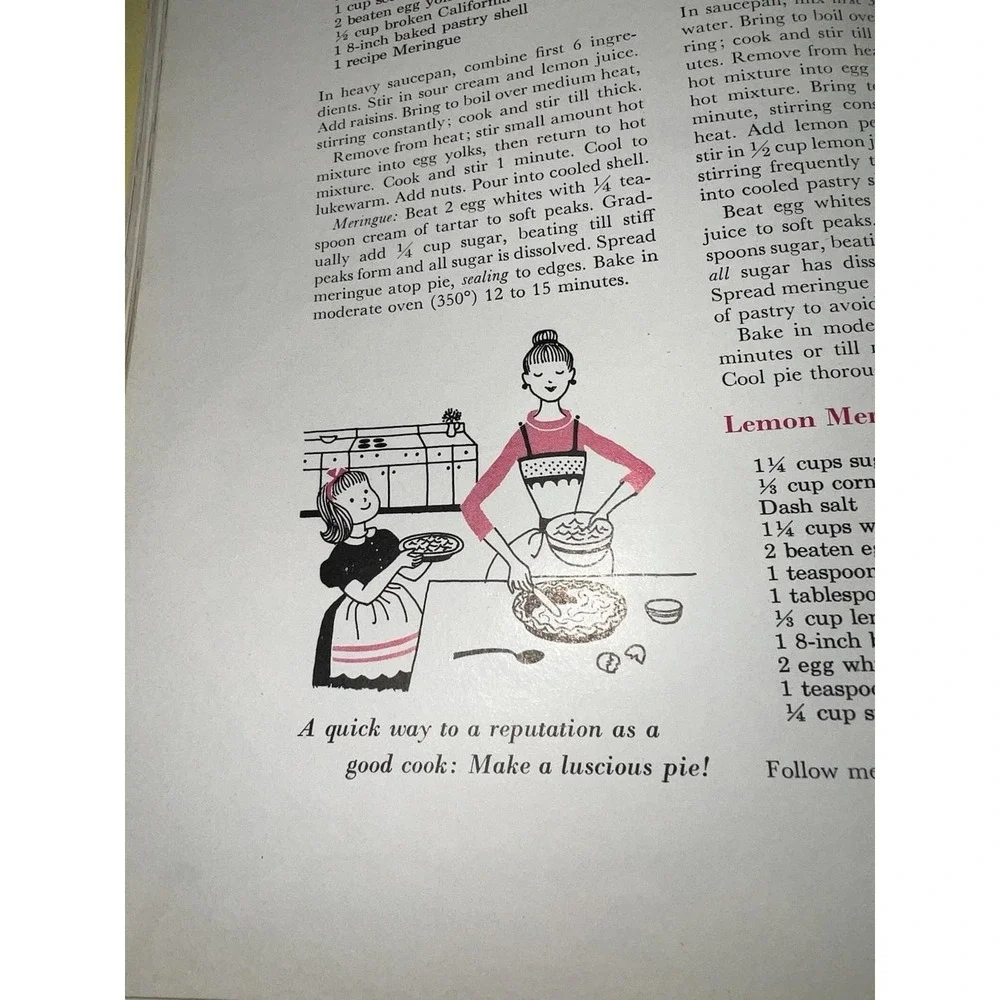 Vtg Better Homes Gardens Dessert‎ Cookbook 1960 Retro Cooking!!